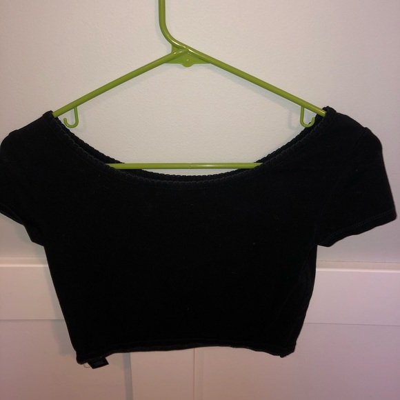 F21 black crop top small - Picture 3 of 3